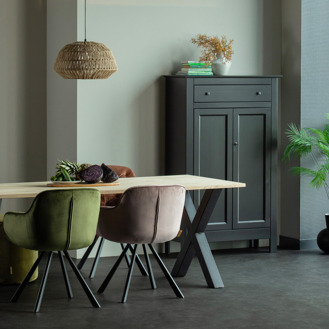 Armoire vintage pin massif Eva