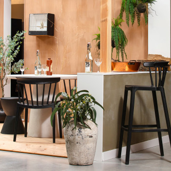 Bliss - 2 tabourets de jardin en plastique