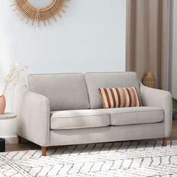 Vornay - Canapé convertible ouverture express 2 places en tissu