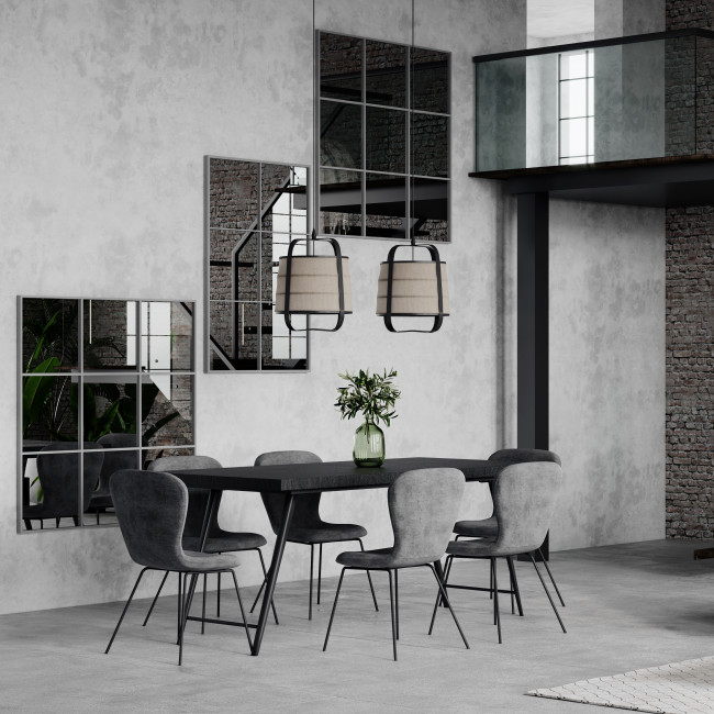Ohio - Table à manger en bois 185x86cm