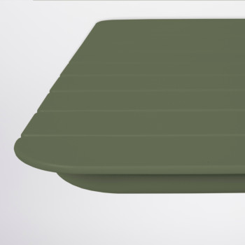 Vondel - Table à manger de jardin bistrot en métal 71x71cm