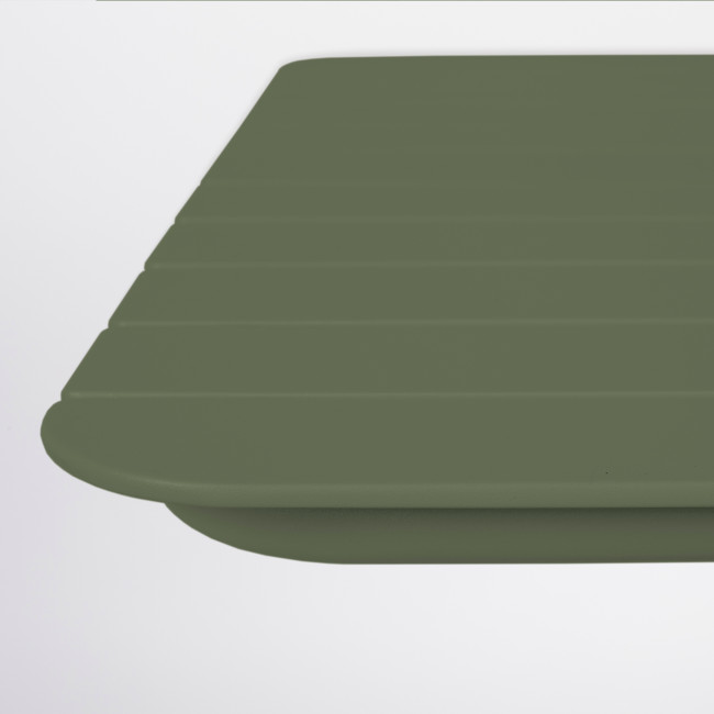 Vondel - Table à manger de jardin bistrot en métal 71x71cm