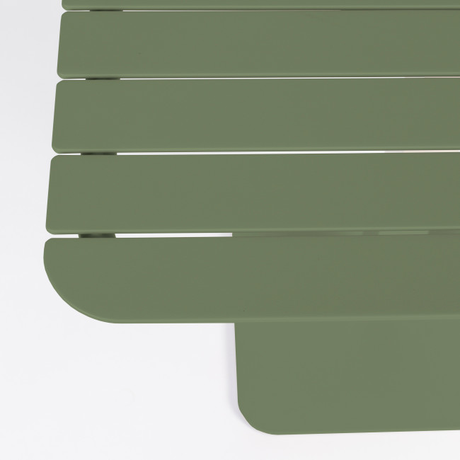 Vondel - Table à manger de jardin bistrot en métal 71x71cm