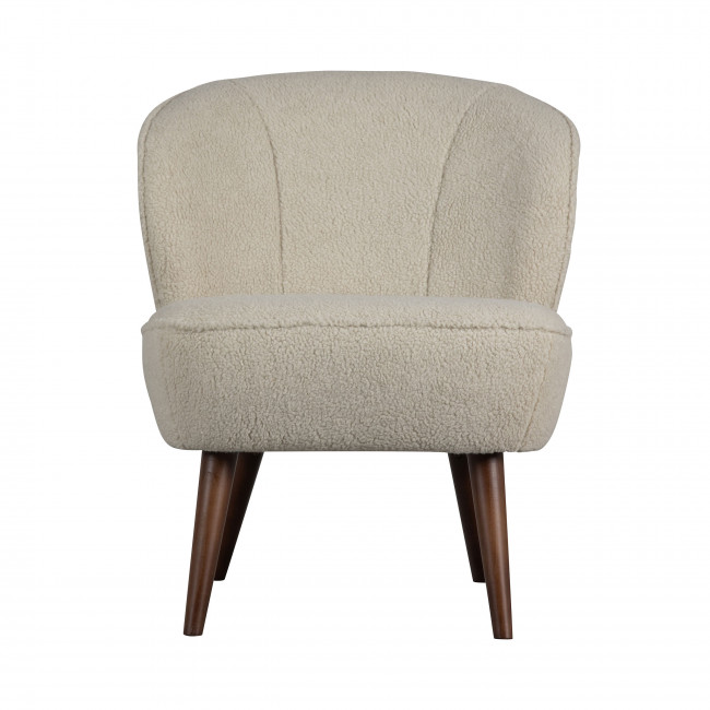 Sara - Fauteuil en tissu bouclette