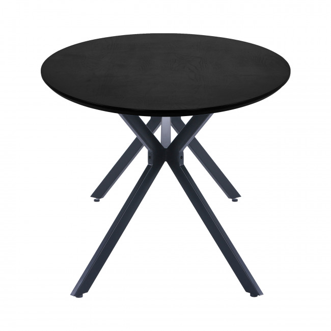 Bruno - Table à manger en bois et métal 220x100cm