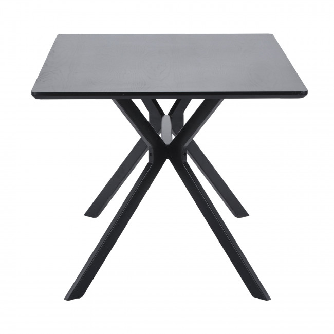 Bruno - Table à manger en bois et métal 160x90cm