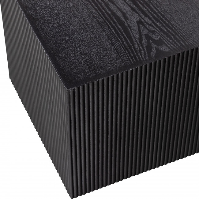 Sanne - 2 tables basses carrées en bois