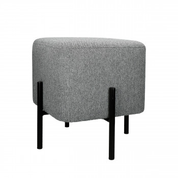 Kika - Pouf carré en tissu