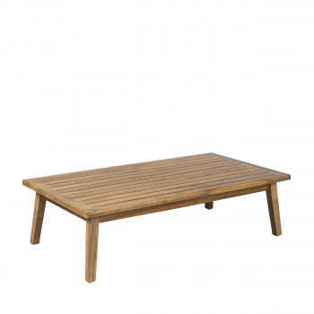 Quanhai - Table basse indoor/outdoor en bois massif 110X60cm