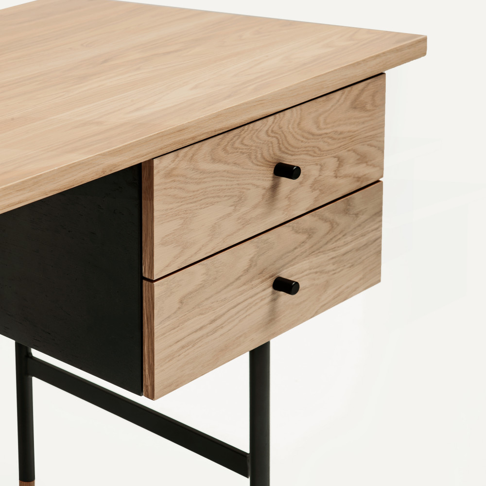 Bureau design bois et métal Jugend by Drawer