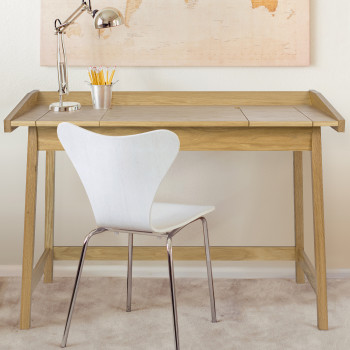 Bureau en chêne à rabats Baron