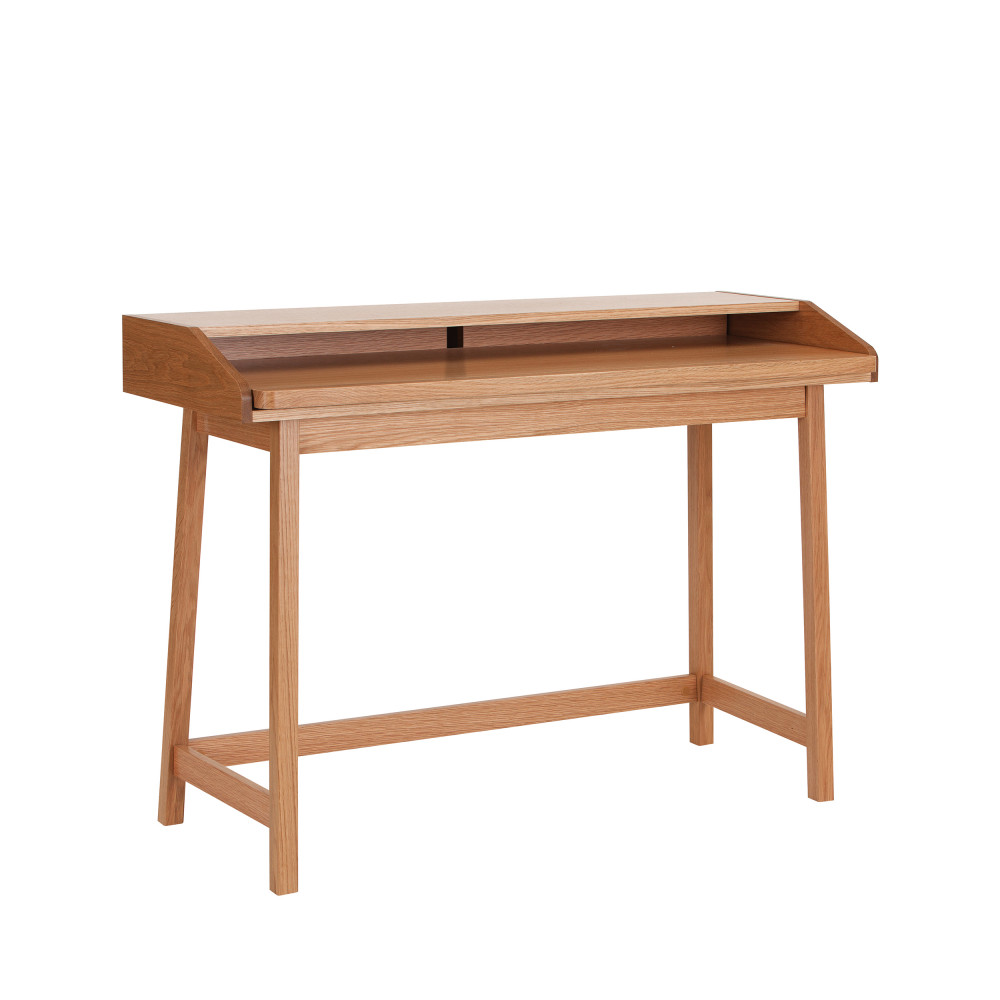 st james - bureau design compact - couleur - bois clair