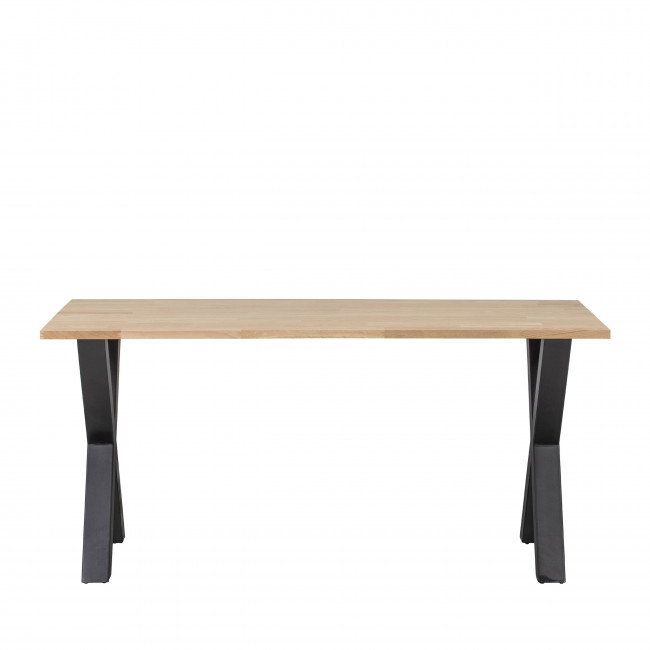 Tablo  - Table à manger en bois piétement en X 180x90 cm