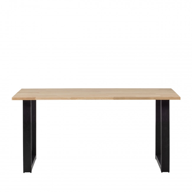 Tablo  - Table à manger en bois piétement en U 180x90 cm