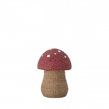 Corintha - Panier forme champignon en fibre naturelle
