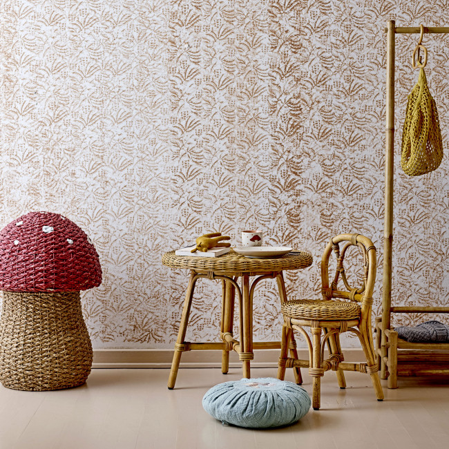 Corintha - Panier forme champignon en fibre naturelle