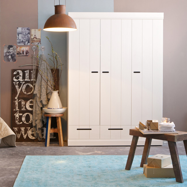 Armoire "vestiaire" 3 portes / 3 tiroirs Connect