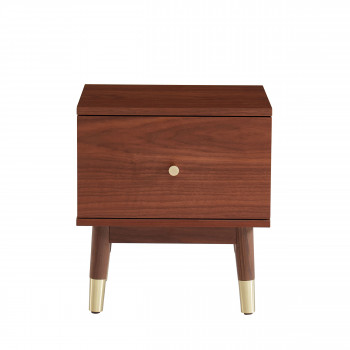 Grude - Table de chevet 1 tiroir en bois