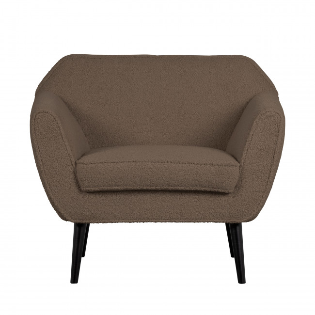 Rocco - Fauteuil en tissu bouclette
