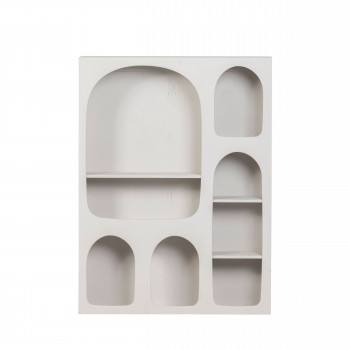Barney - Étagère murale en bois 8 niches