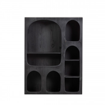 Barney - Étagère murale en bois 8 niches