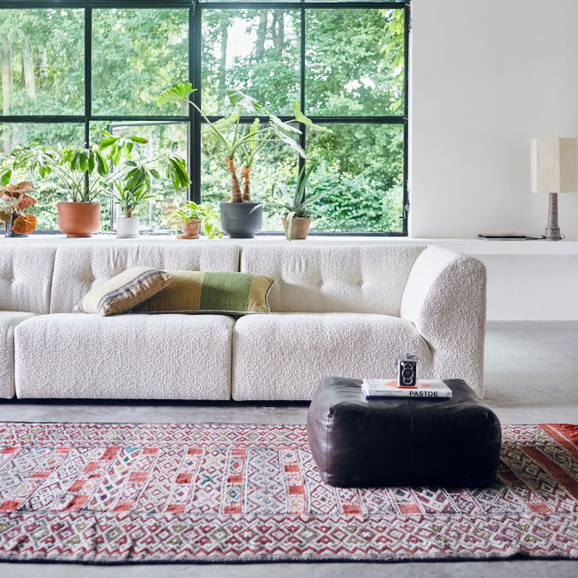 Houthei - Coussin tissé main en laine 38x74cm