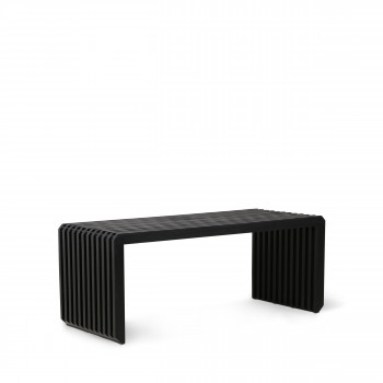 Boskoop - Banc à lattes en bois 96cm