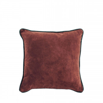 Julina - Housse de coussin carrée en velours 45x45cm