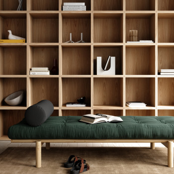 Next Daybed – Méridienne en bois naturel et tissu