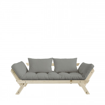 Bebop – Canapé en bois naturel et tissu