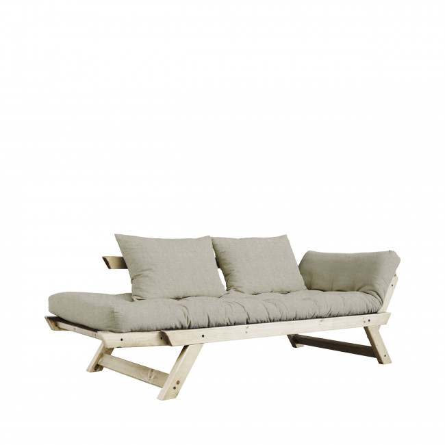 Bebop – Canapé en bois naturel et tissu
