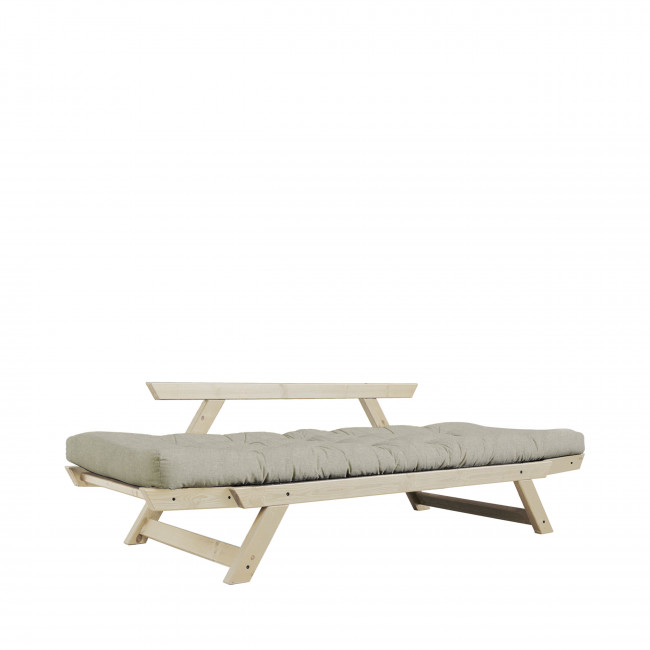 Bebop – Canapé en bois naturel et tissu