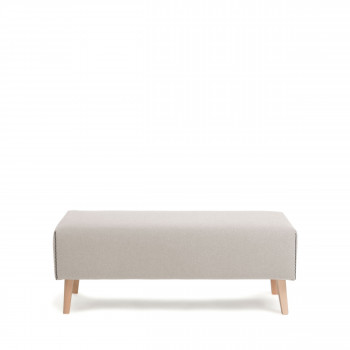 Dyla - Banc en bois et tissu