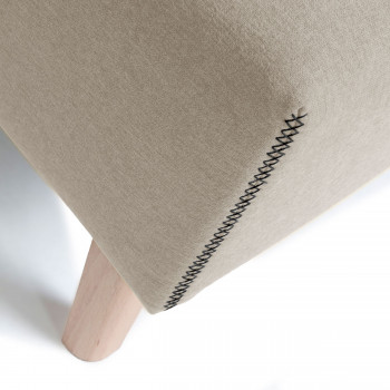 Dyla - Banc en bois et tissu