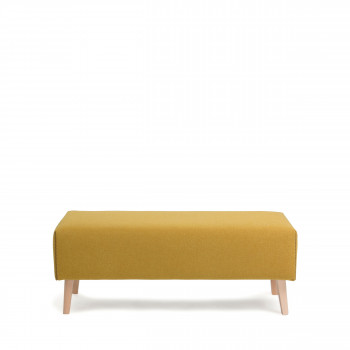Dyla - Banc en bois et tissu