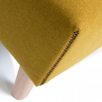Dyla - Banc en bois et tissu