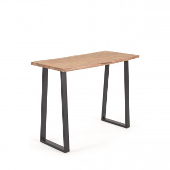 Alaia - Table de bar en bois et métal