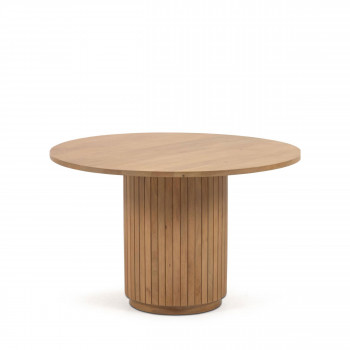 LICIA - Table à manger ronde en bois  ø120cm