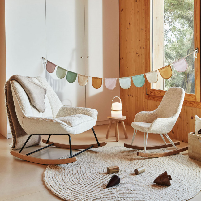 Marlina - Rocking-chair en bouclette