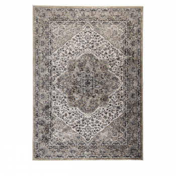 Vogue - Tapis persan bleu gris