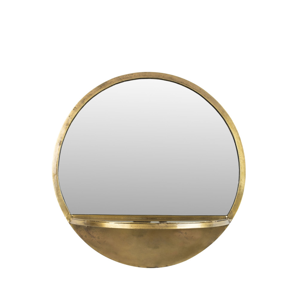 Feyza - Miroir rond ø41cm - Couleur - Laiton