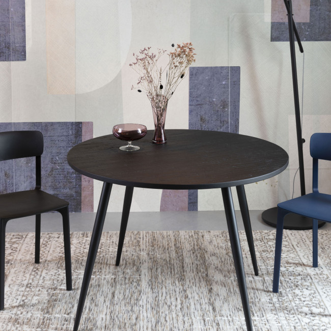 Mo  - Table à manger en bois ø110cm