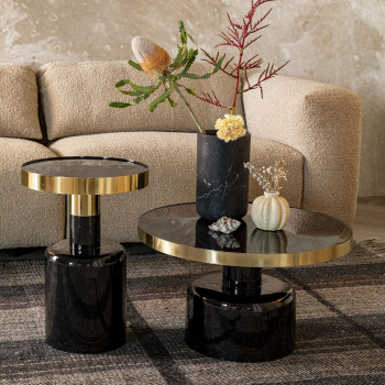 Glam - Table basse design en métal ø60cm