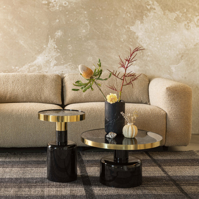 Glam - Table basse design en métal ø60cm