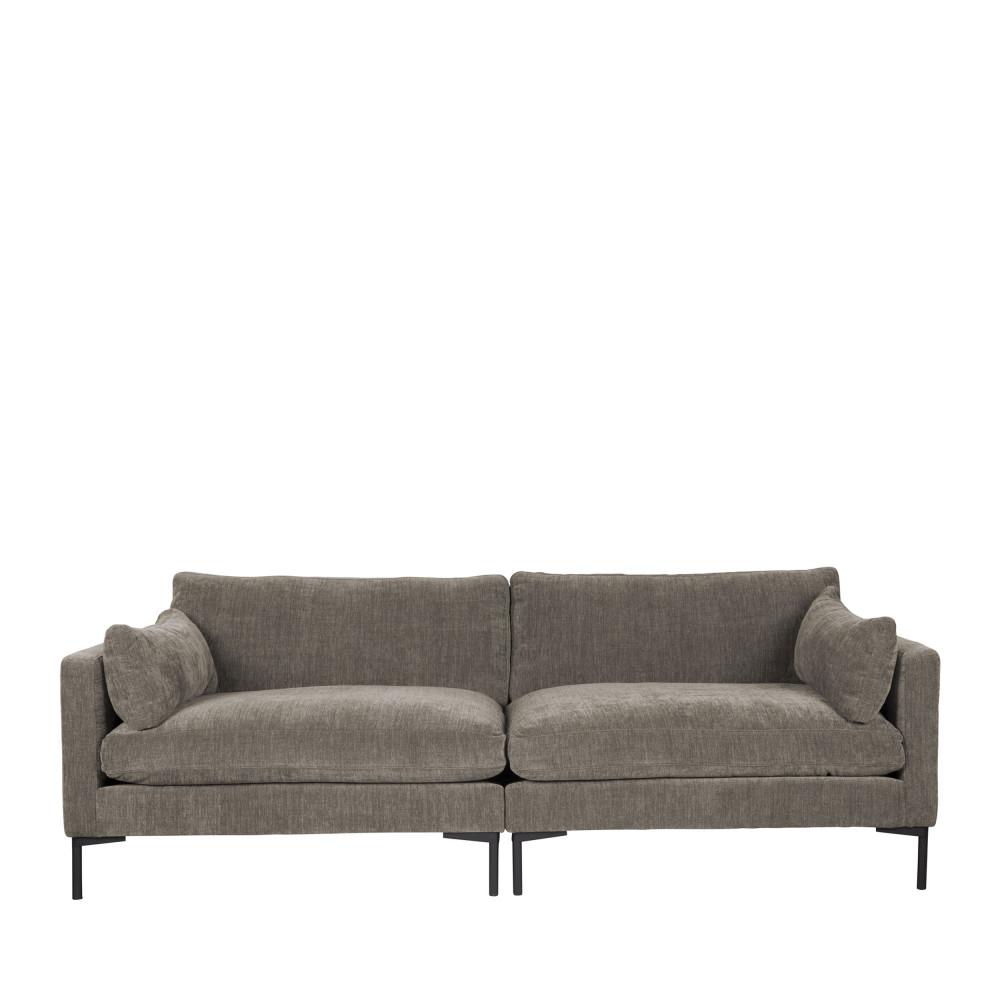Canapé fixe 3 places Tissu Moderne Confort Promotion