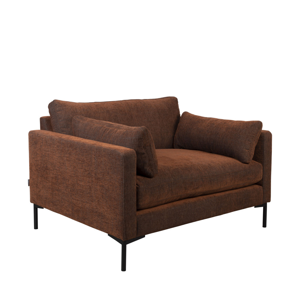 Summer - Fauteuil en tissu - Couleur - Terracotta