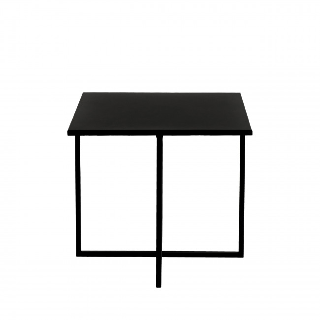 Seattle - table basse carrée en métal H48cm