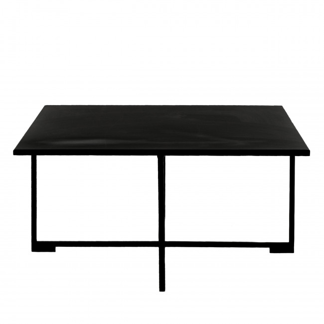 Seattle - table basse carrée en métal H35cm