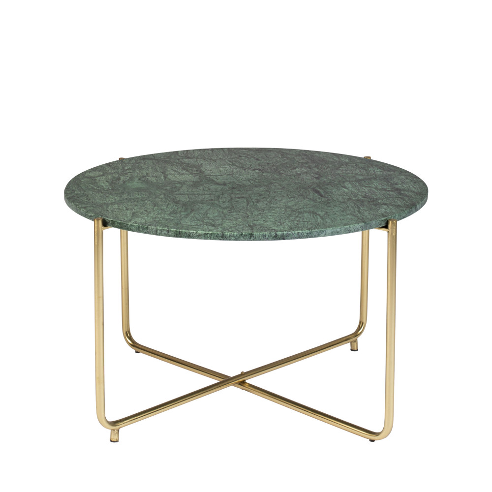 Timpa - Table basse en marbre ø70cm - Couleur - Vert