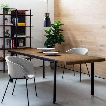 Nadyria - Table à manger extensible 120-160x80cm